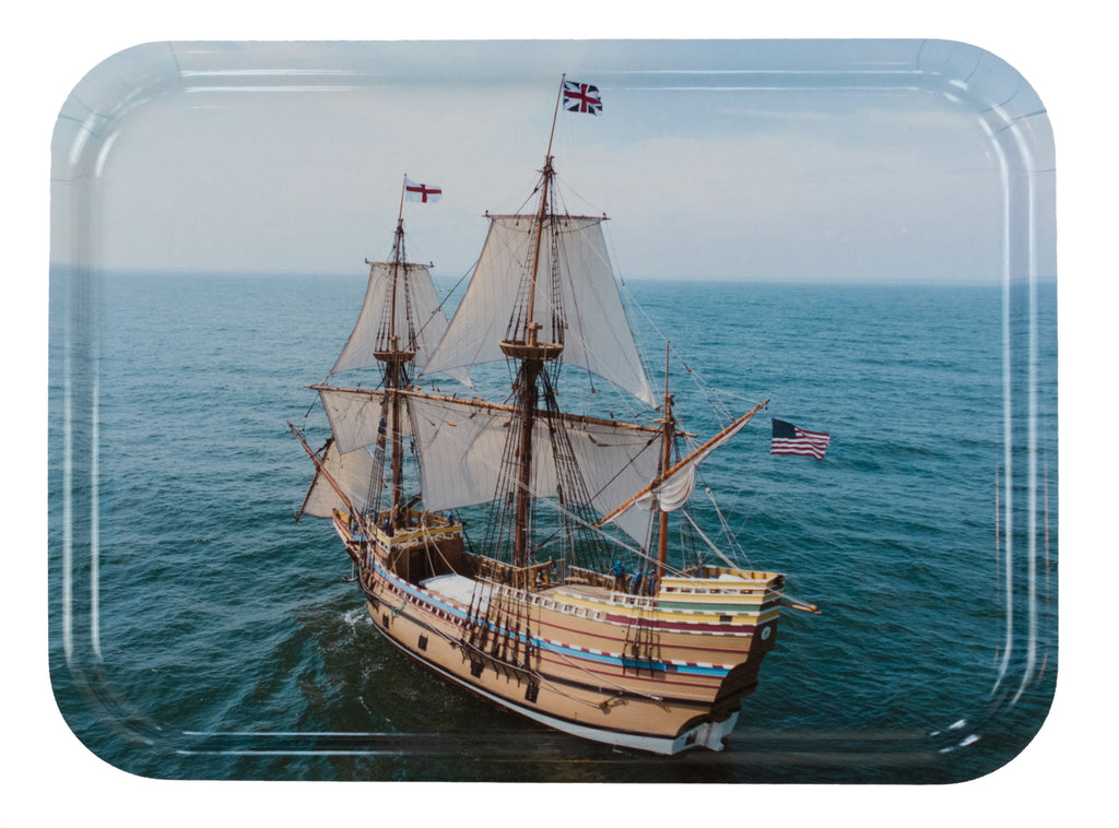 Wooden Mayflower II Tray