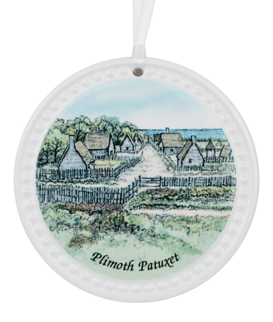 English Village Ceramic Ornament