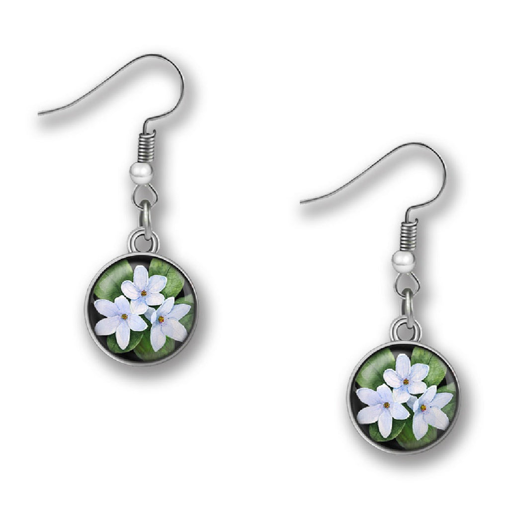 Mayflower Cabochon Earrings