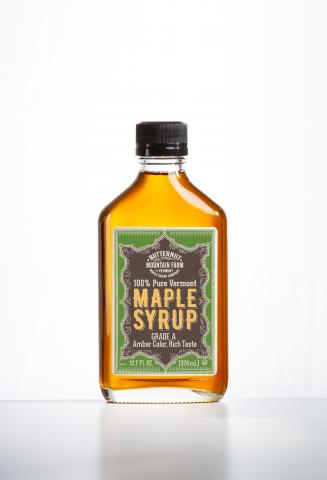Maple Syrup Glass Flask