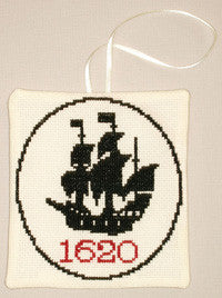 Mayflower 1620 Counted Cross Stitch Ornament Kit – Plimoth Patuxet
