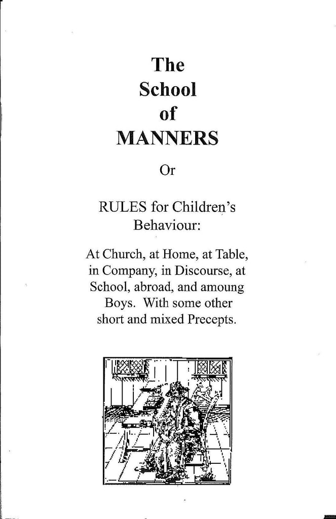 The School of Manners