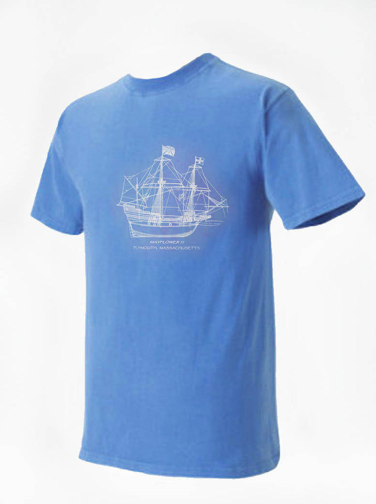 Mayflower II Ship Plans T-Shirt