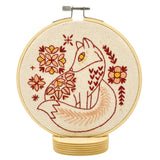 Folk Fox Complete Embroidery Kit