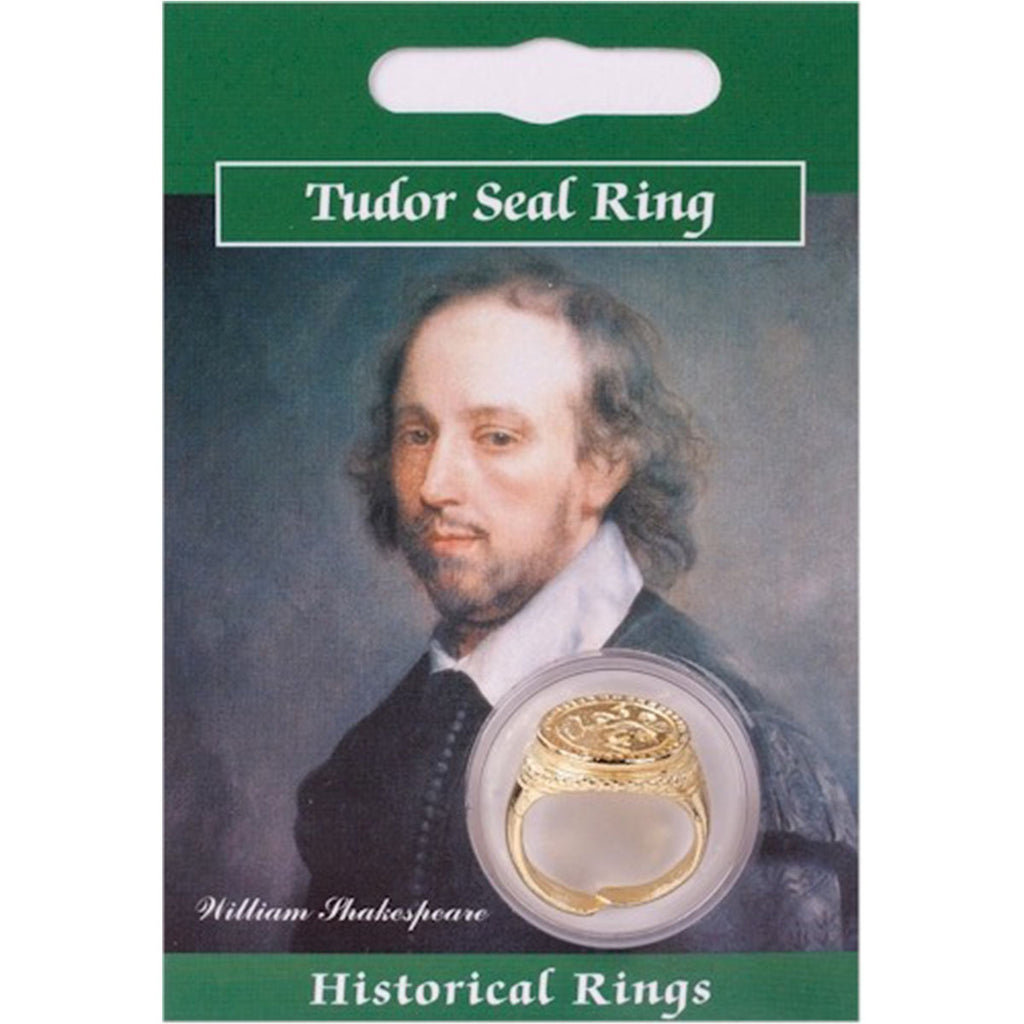 Tudor Seal Ring - Gold Plated