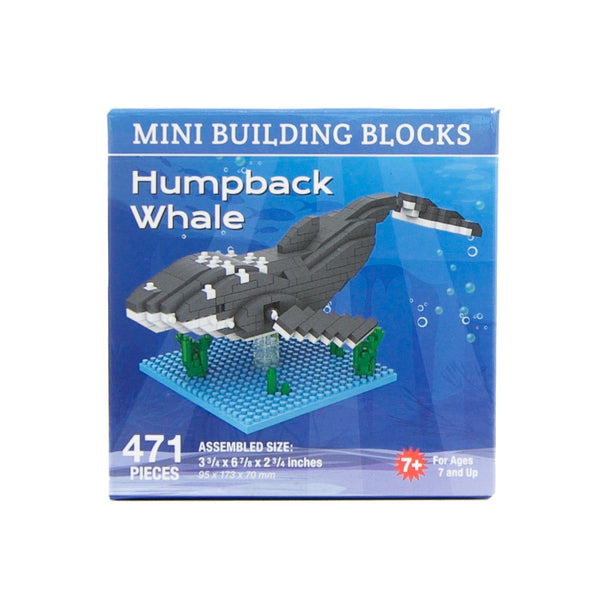 Humpback Whale Mini Building Blocks – Plimoth Patuxet Museum Shop