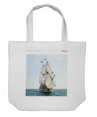 "Revolutionary Ideas Started Here" Mayflower Compact Tote Bag