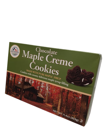 Chocolate Maple Cream Cookies