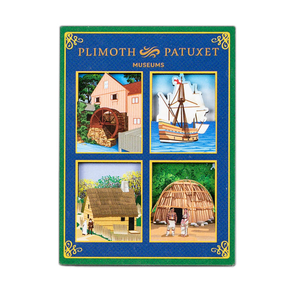 Plimoth Patuxet Sites Magnet – Plimoth Patuxet Museum Shop