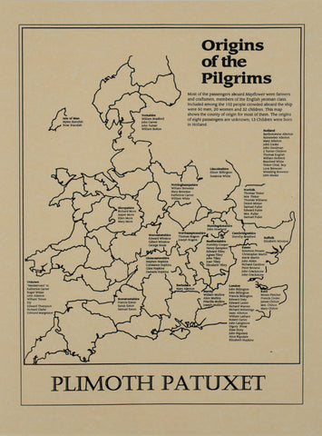 Origins of the Pilgrims - Broadside
