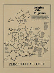 Origins of the Pilgrims - Broadside