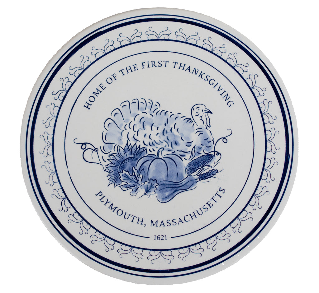 Delft Plymouth Turkey Plate