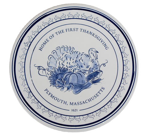 Delft Plymouth Turkey Plate