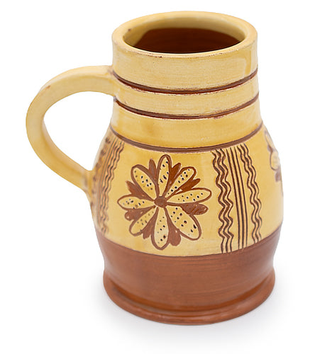 Sgraffito Jug: Daisies