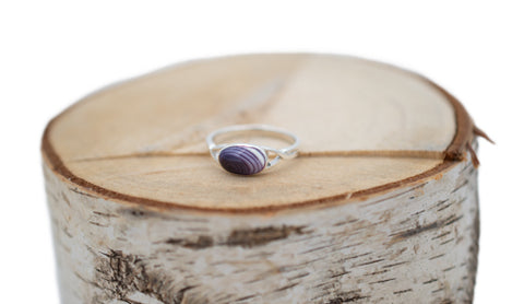 Wampum Oval Ring