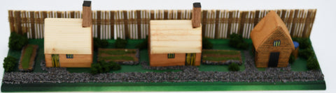 17th Century English Village Model