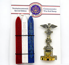 Wax Seal Semiquincentennial Stamp
