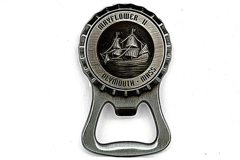 Mayflower II Pewter Bottle Opener