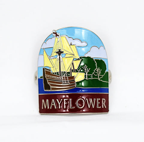 Mayflower Hiking Stick Medallion