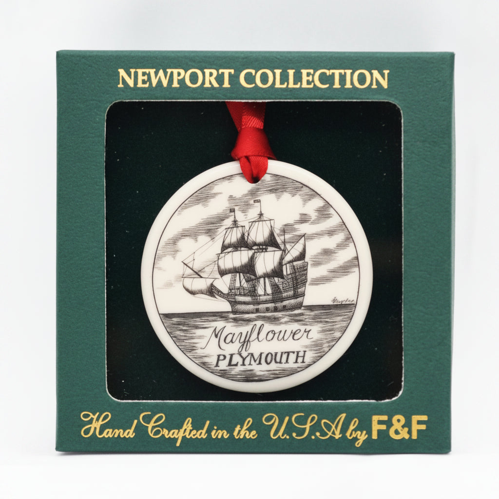 Mayflower Plymouth Boxed Ornament