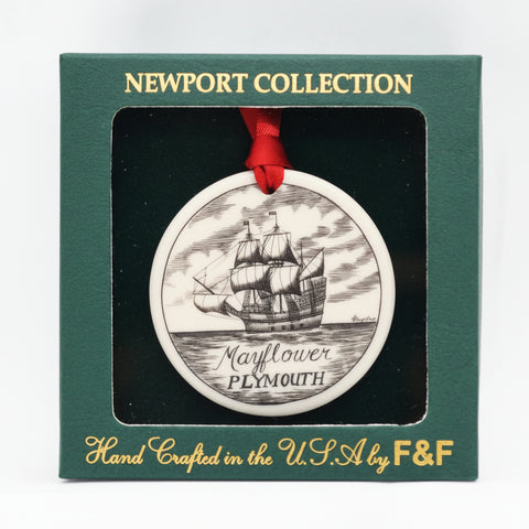 Mayflower Plymouth Boxed Ornament