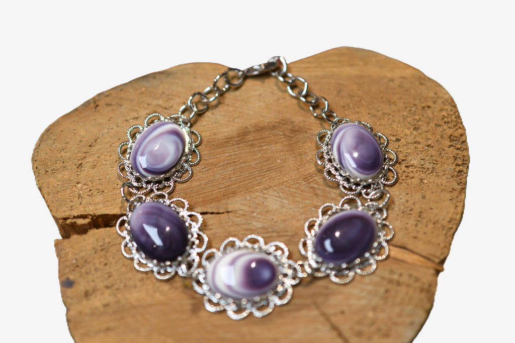 Oval Wampum Bracelet