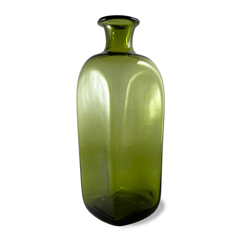 Green Glass Case Bottle
