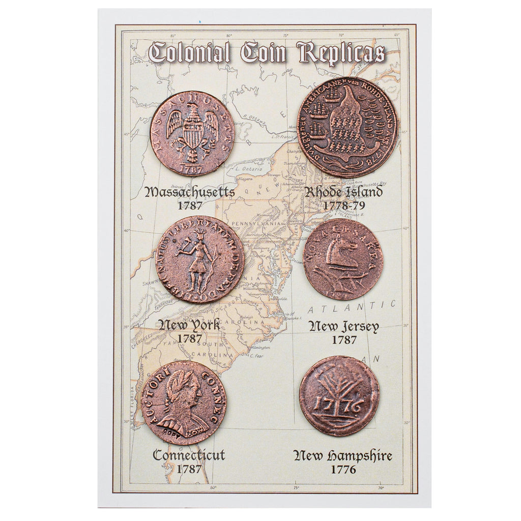 Colonial Coin Replicas Set