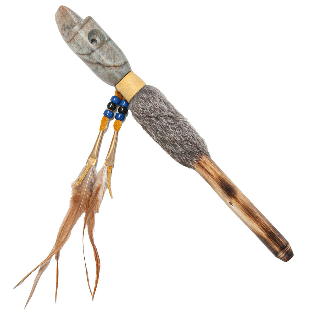 Iroquois Soapstone Large Eagle Pipe