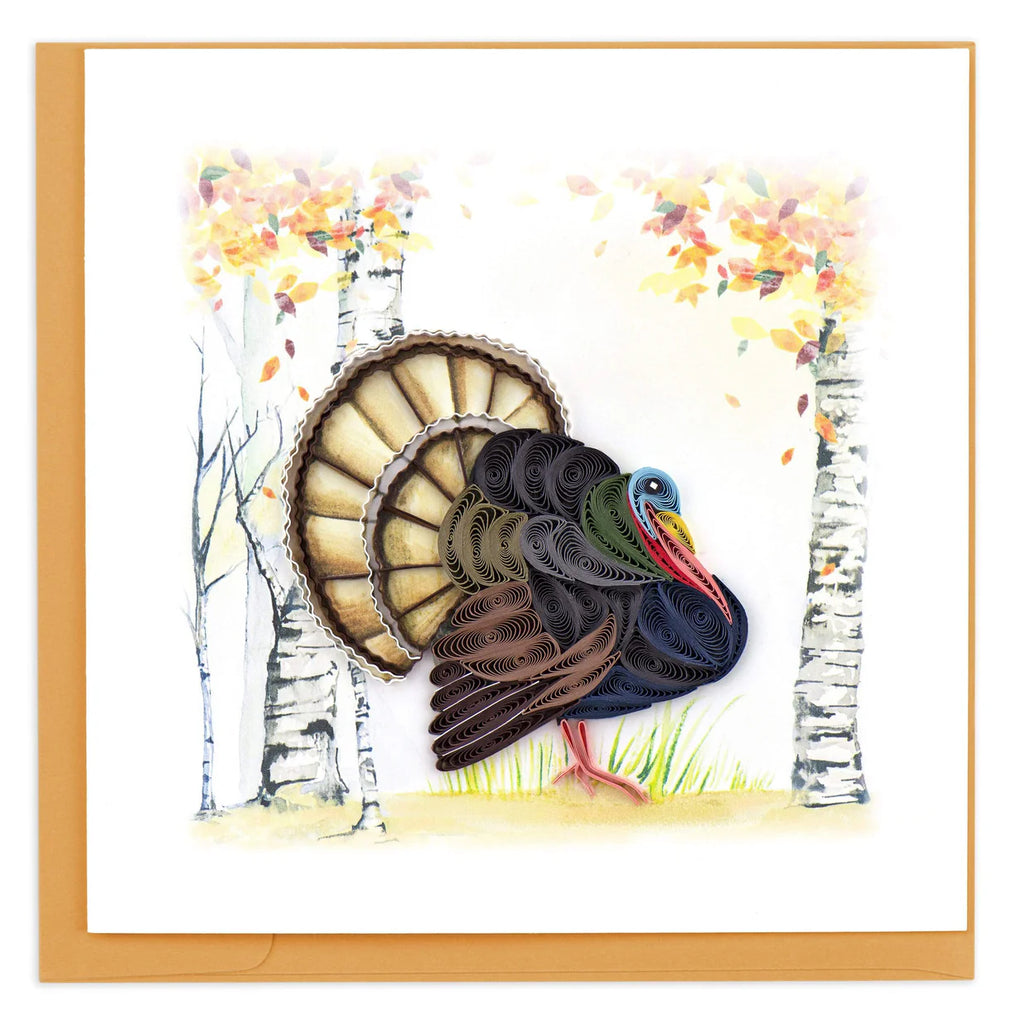 Quilled Turkey Greeting Card