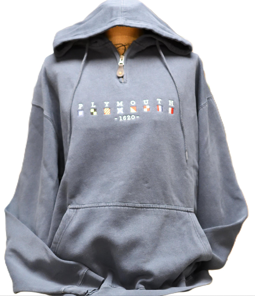 Plymouth Nautical Flag Hoodie