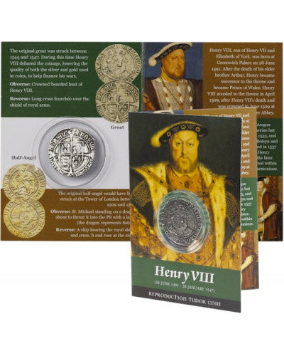 Henry VIII Pewter Coin Set
