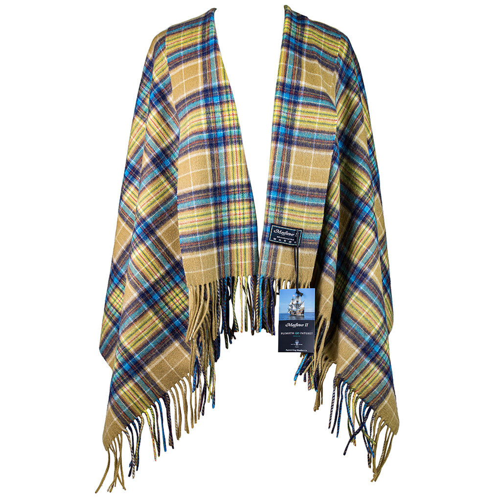 Mayflower Tartan Lambswool Shawl