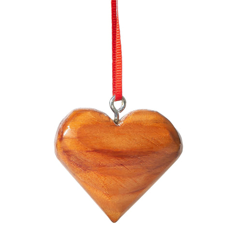 Mayflower II Wooden Heart Ornament