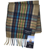 Mayflower Tartan Merino Wool Scarf