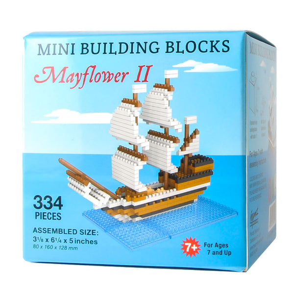 Mayflower II Mini Building Blocks Kit – Plimoth Patuxet Museum Shop