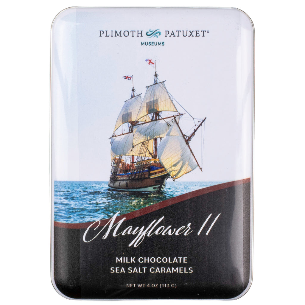 Mayflower Milk Chocolate Sea Salt Caramels Tin