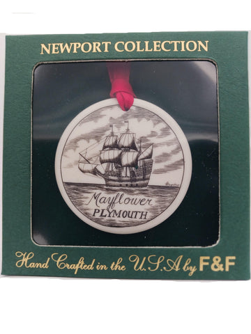 Mayflower Plymouth Boxed Ornament