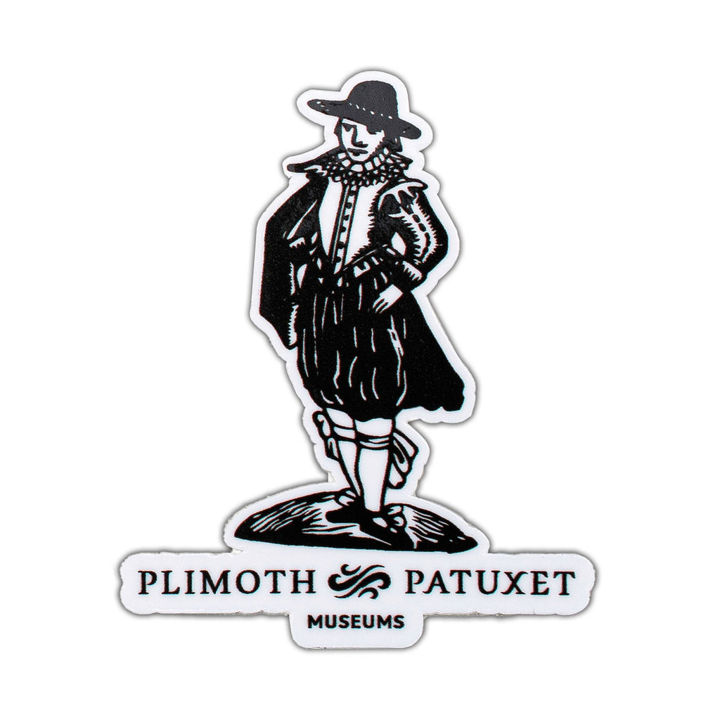Woodcut Pilgrim Stickers
