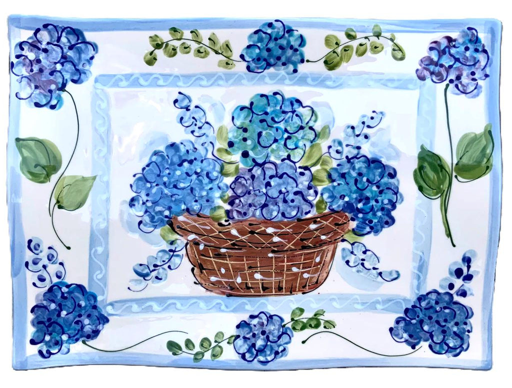 Hydrangea Platter