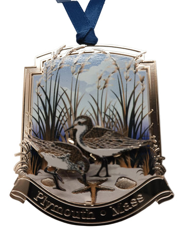 Plymouth, Massachusetts Sandpipers Ornament