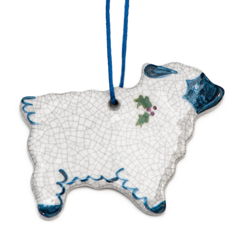 Ceramic Sheep Ornament