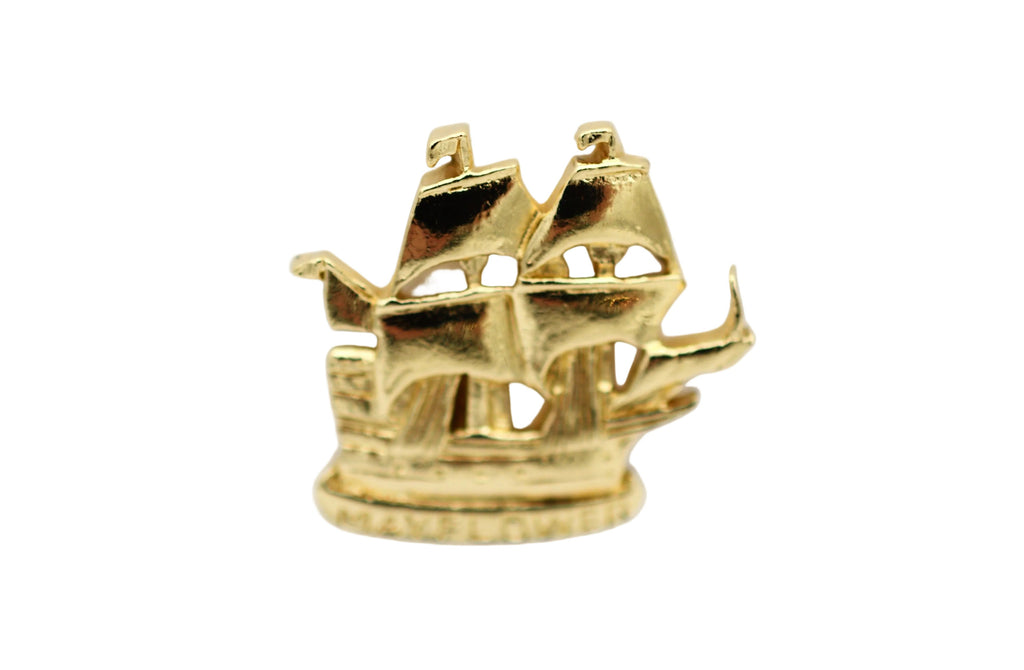 Mayflower Goldtone Pewter Pin