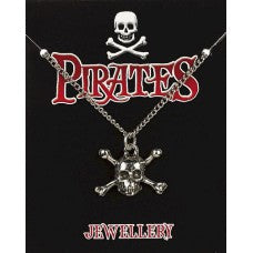 Skull & Crossbones Pendant - Pewter