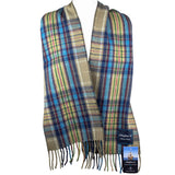 Mayflower Tartan Merino Wool Scarf