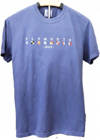 Plymouth Nautical Flag T-Shirt