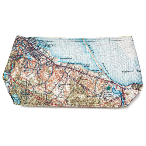 Plymouth Map Small Travel Bag