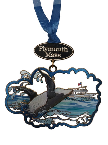 Plymouth, Massachusetts Whale Ornament