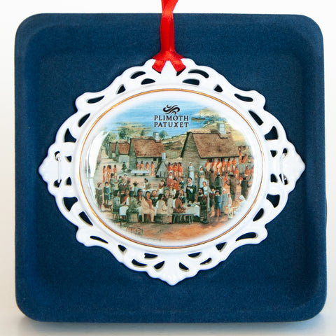 The First Thanksgiving 400th Commemorative Porcelain Ornament