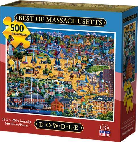 Best of Massachusetts 500 Piece Puzzle